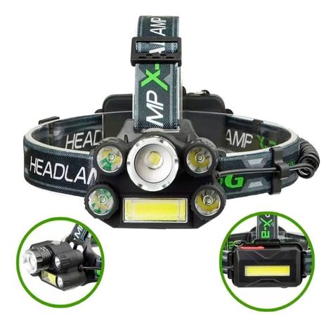 LINTERNA CINTILLO 6 FOCOS PHILCO HIGH POWER T6 LED FLASHLIGHT-0