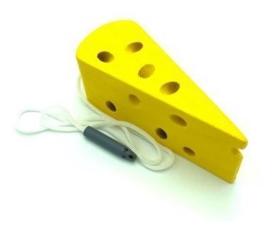 Enhebrador Queso Juguete Educativo-0