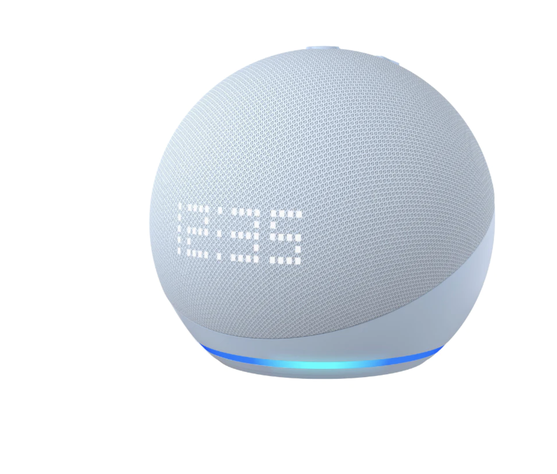 Amazon Echo Dot 5 Parlante Inteligente Con Reloj Alexa Azul-0