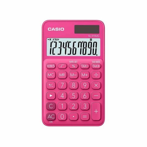 CALCULADORA DE BOLSILLO CASIO SL-310UC-RD-0