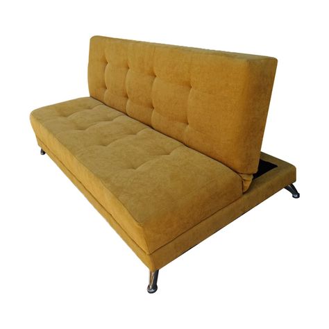 Futon Patagonia Mostaza Felpa 3 Cuerpos Pmetal-2