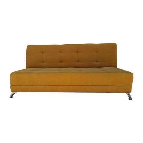 Futon Patagonia Mostaza Felpa 3 Cuerpos Pmetal-1
