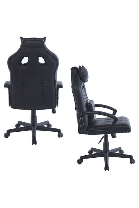 Silla Gamer con Altura Ajustable Negro-3