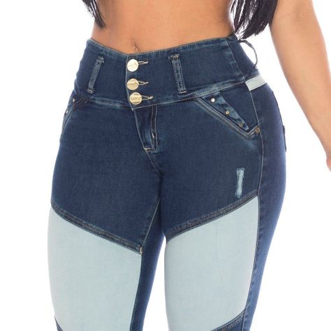 Jeans Colombiano Levanta Cola 14472 Cheviotto-2