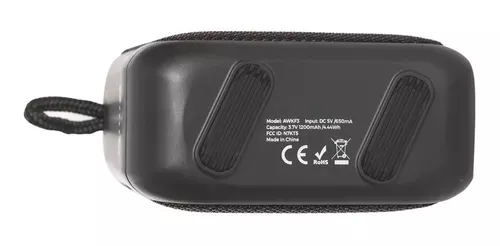 Parlante Portatil Aiwa Impermeable Ipx6 Tws Radio Fm Aw-kf3-2