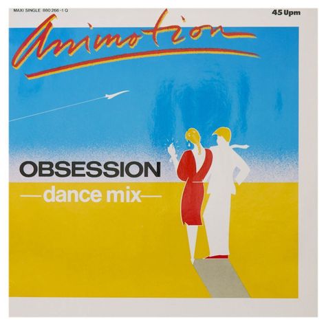 ANIMOTION - OBSESSION 12" MAXI SINGLE VINILO USADO-0
