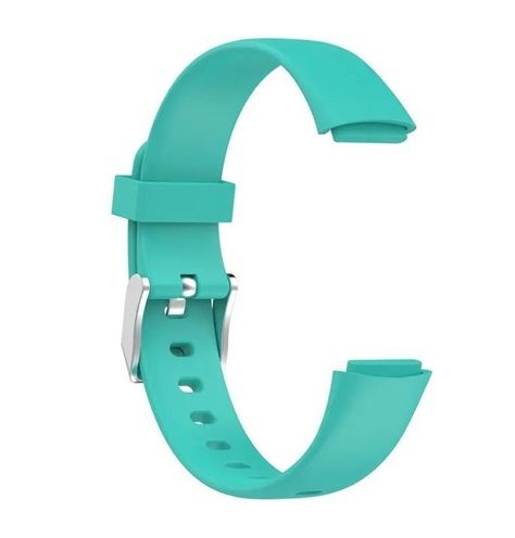Correa Silicona Compatible Fitbit Luxe  15,4mm Turquesa-1