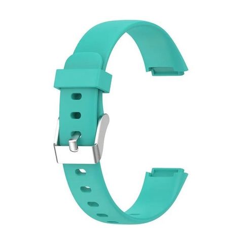 Correa Silicona Compatible Fitbit Luxe  15,4mm Turquesa-0