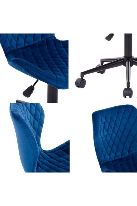 Silla de Escritorio Alteza Azul-4