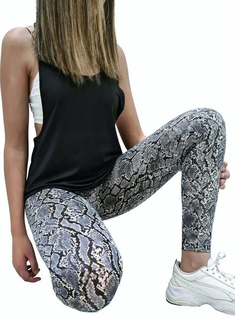 Calza MLK leggings Snake Gris Mujer-0