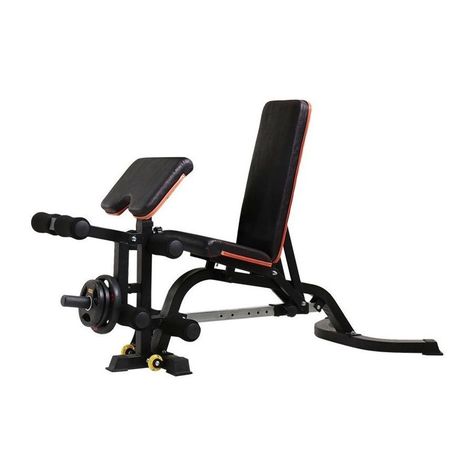 Banco declinable olímpico extensión de piernas DS710-0