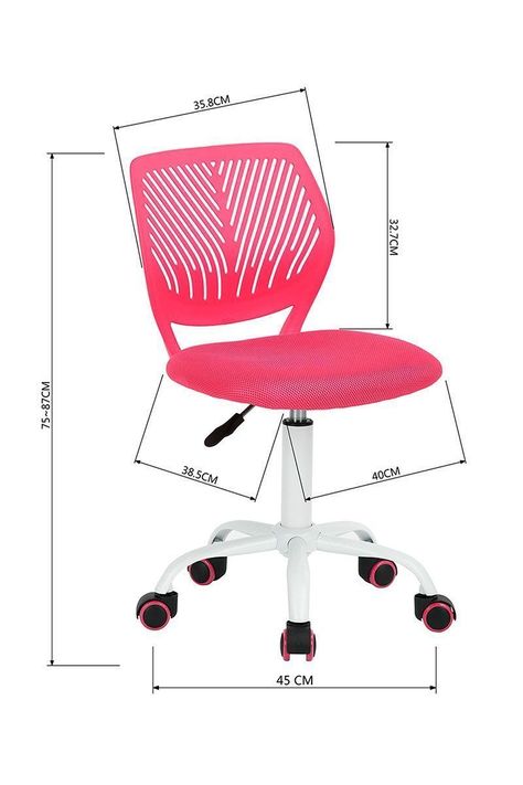Silla Escritorio Altura Regulable y Ruedas-2