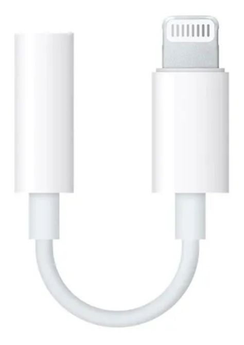 Adaptador iPhone Lightning  X Audifonos 3.5mm - Auxiliar.-0