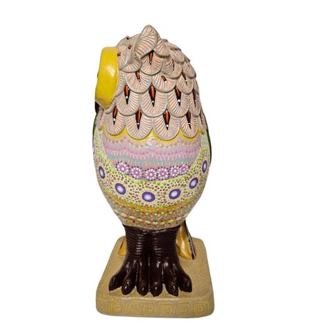Búho decorativo de cerámica 26 cm-2