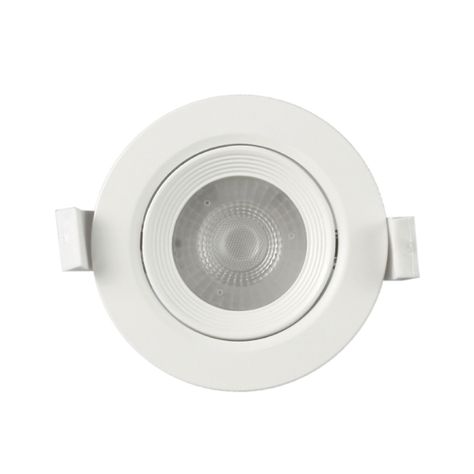 Pack 10 Foco Basculante LED Embutido Spot 6,5W 6500K Redondo-3