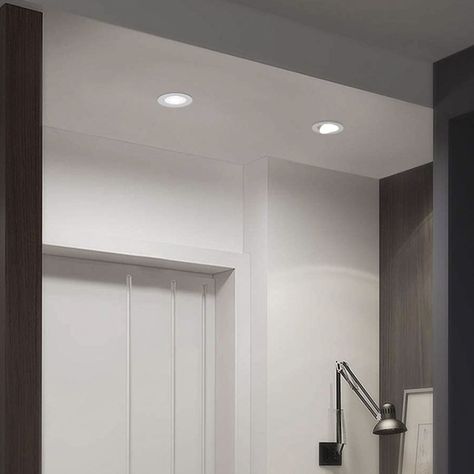 Pack 10 Foco Basculante LED Embutido Spot 6,5W 6500K Redondo-5