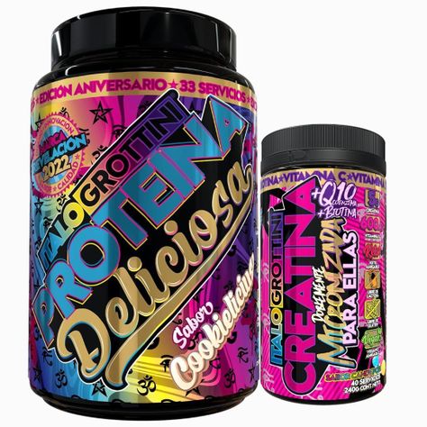 Proteína Whey Deliciosa 2,3 Cookie Lb + Creatina 40sv Candy pop-0