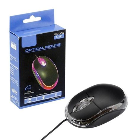 Mouse Optico Retroiluminado Tj50-2