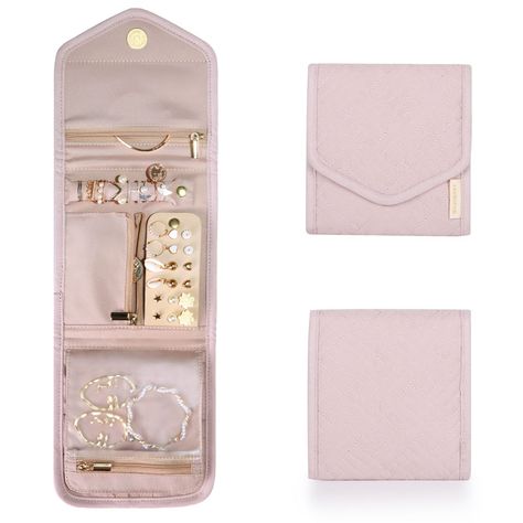 Bagsmart Mini organizador de joyas Jessica - Rosado-5
