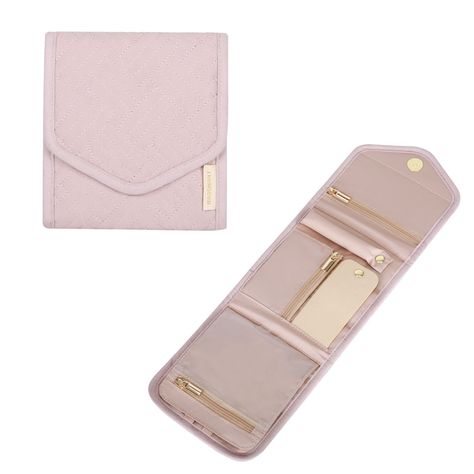 Bagsmart Mini organizador de joyas Jessica - Rosado-0