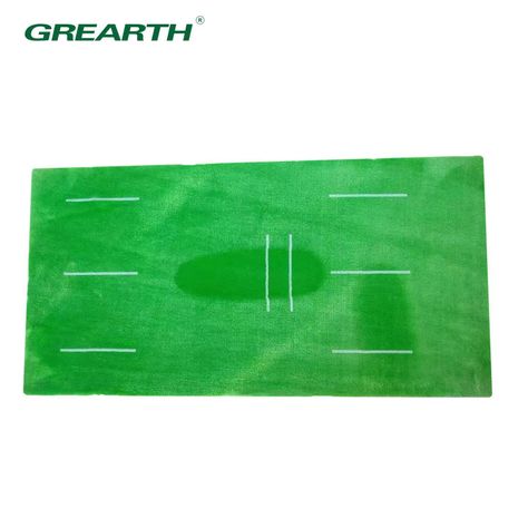 Alfombrillas De Práctica De Golf De Césped Análisis De Trayectoria Color Verde-3
