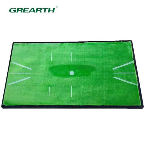Alfombrillas De Práctica De Golf De Césped Análisis De Trayectoria Color Verde-2