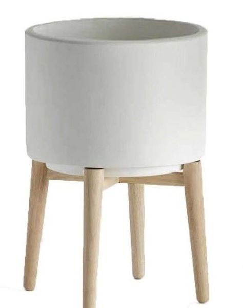 MACETERO PEDESTAL NATURAL-0