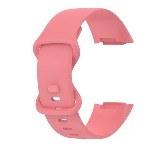 Correa Silicona Compatible Fitbit Charge 5  23mm Rosa-0