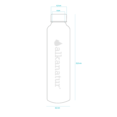 Botella de Cristal Borosilicato para agua-5