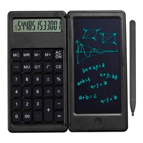 Calculadora Y Tableta Plegable Lcd De 6´´ De Escritura-0