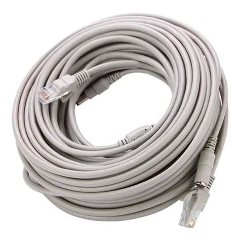 Cable 5 Mt Para Sistemas Cctv Nvr Conector Rj45 + -1