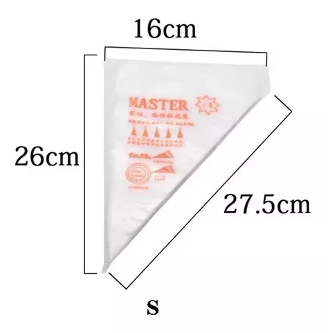 300 Mangas Pastelera Desechable Manga Pastelera Desechable S -3