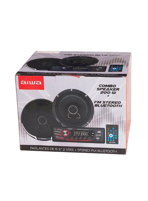 Combo Radio de auto Bluetooth + Parlantes  Aiwa Caw-2016bt -3