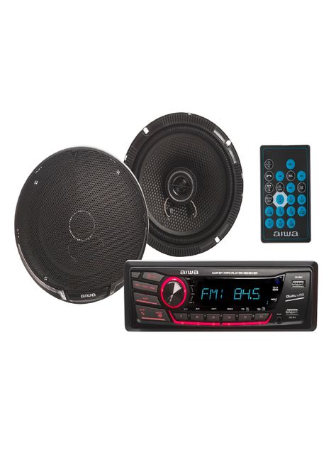Combo Radio de auto Bluetooth + Parlantes  Aiwa Caw-2016bt -0