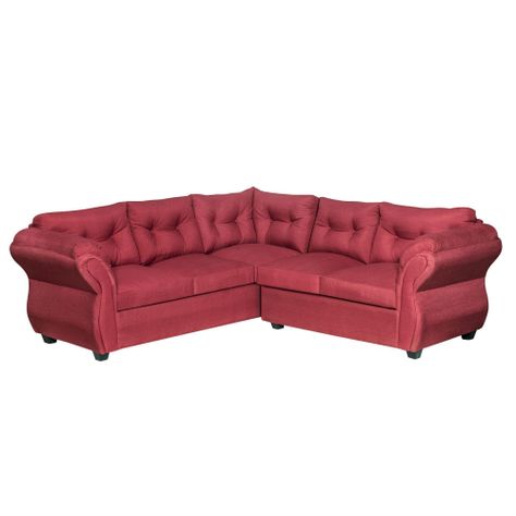 Sofa Seccional 3-2 Catalina Burdeo-0