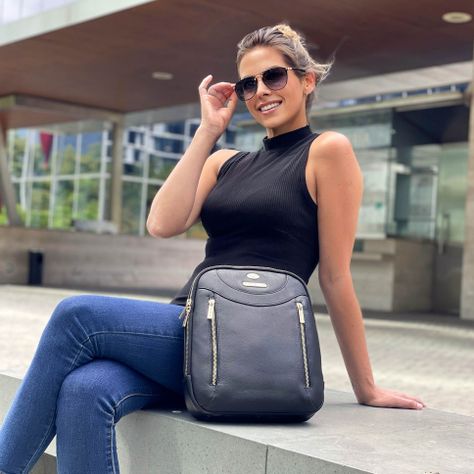 Mochila Gino Rodinis  2111 Negro-4