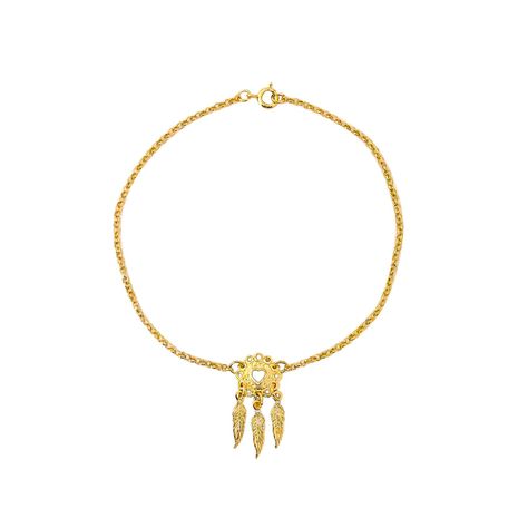 Tobillera Atrapasueños Enchapado Oro 18K-0