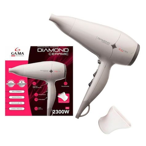 Secador profesional antibacterial pelo cerámica 2300W Gama-0