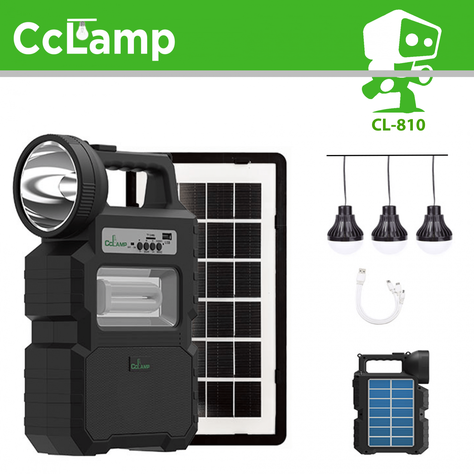 Linterna Solar de Camping Portátil-2