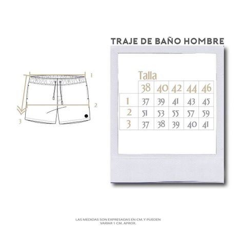 Short Traje De Baño Verde Hombre-3