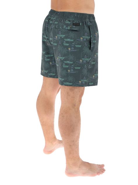 Short Traje De Baño Verde Hombre-1