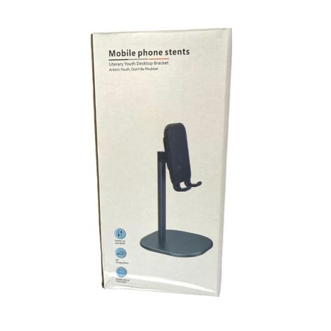 Soporte Celular Metal - ABS K2 Negro-2