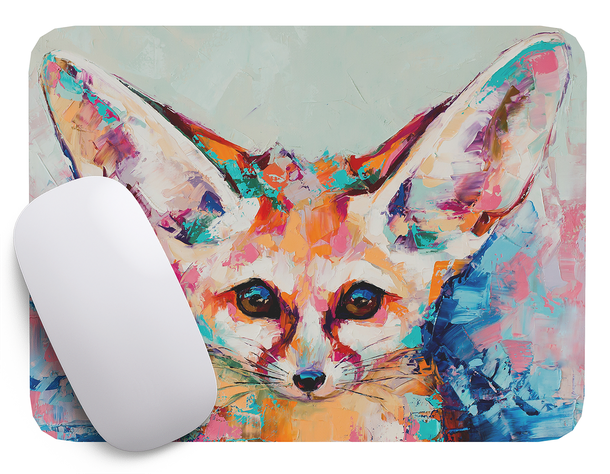 Mouse Pad Zorro Arte de animales - 17cm X 21cm D96-1