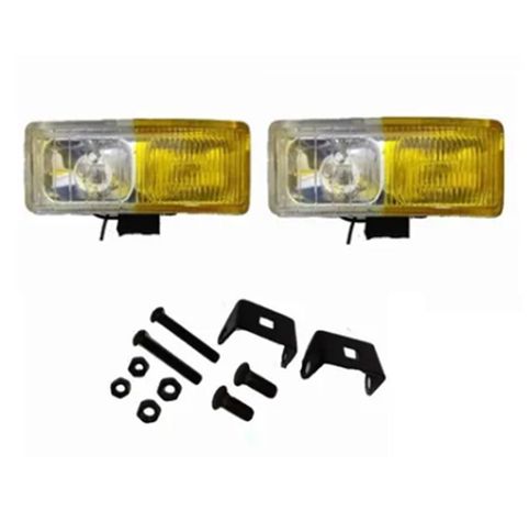 PACK 2 UNI FOCO NEBLINERO BICOLOR BLANCO/AMARILLO-2