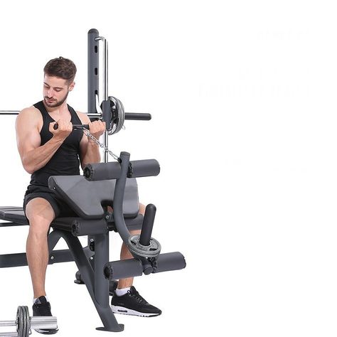 PRESS BANCA OLÍMPICA 320 KG + BANCO REGULABLE - SQUAT SENTADILLAS-1