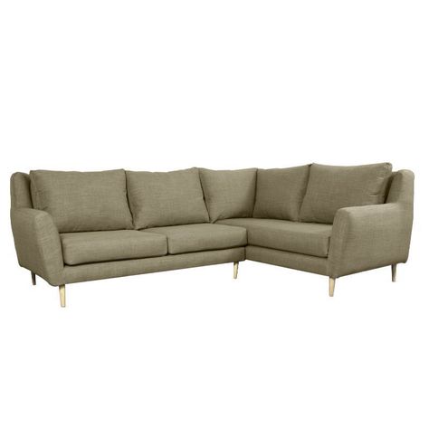 Seccional Lenora Chenille Tipo Lino Beige-1