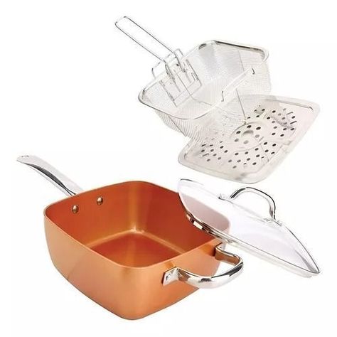Pack Sarten Antiadherente Cocina Set Sarten De Cobre-1