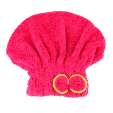 Gorro Toalla Microfibra Para Secar Cabello Ducha-1