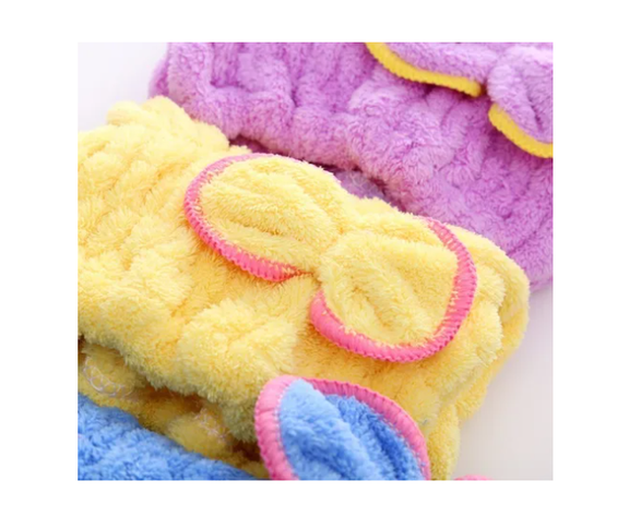 Gorro Toalla Microfibra Para Secar Cabello Ducha-5