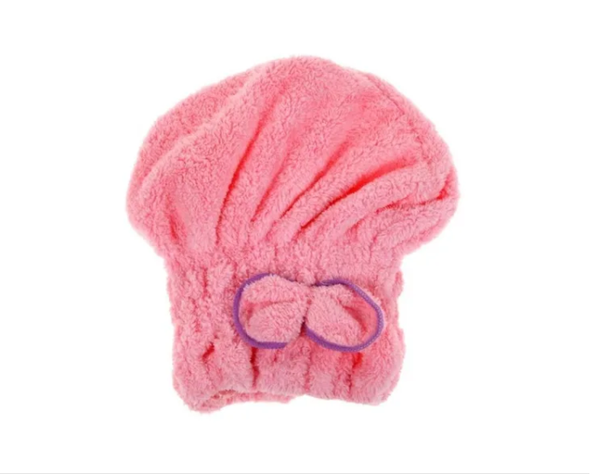 Gorro Toalla Microfibra Para Secar Cabello Ducha-3